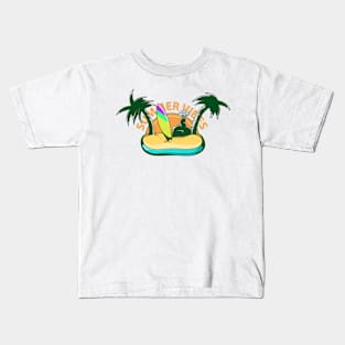 summer vibes island classic Kids T-Shirt